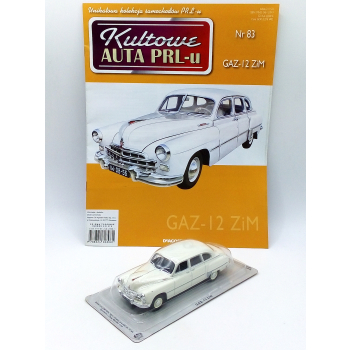 GAZ-12 ZIM + gazetka - skala 1:43 - DeAgostini Kultowe Auta PRL